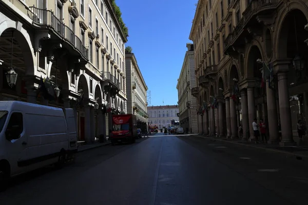 Ulice Turín Centrum Města — Stock fotografie