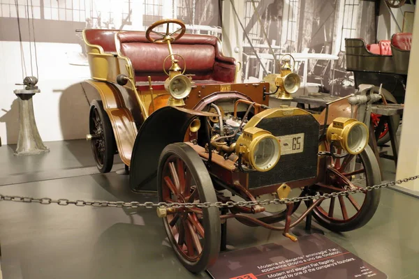 Torino 2018 Mostra Prototipi Auto Epoca Strumenti Automazione Museo Dell — Foto Stock