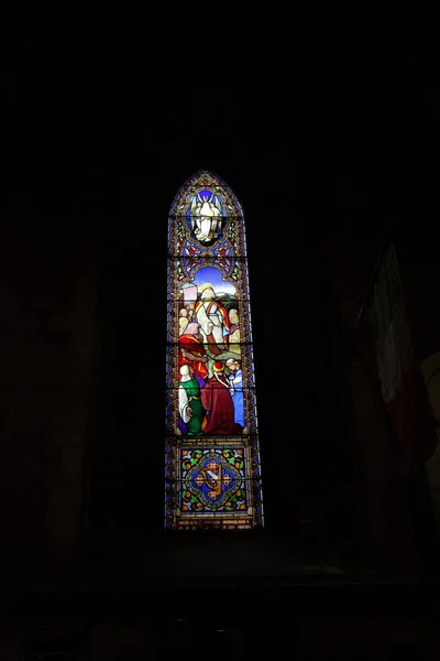 Dublin Irsko 2019 Skleněná Okna Gotických Dublinských Katedrál — Stock fotografie