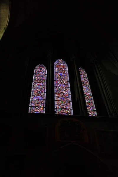 Dublin Irland 2019 Glasfenster Der Gotischen Kathedralen Von Dublin — Stockfoto