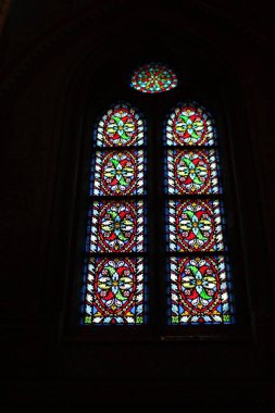 Budapeşte, Macaristan - 10 / 07 / 2020: Budapeşte 'deki Matthias Kilisesi' nin İçişleri