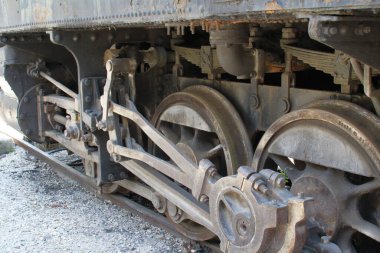 Budapeşte, Macaristan - 10 / 07 / 2020: Budapeşte Tren Müzesine eski trenler bırakıldı