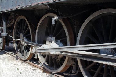 Budapeşte, Macaristan - 10 / 07 / 2020: Budapeşte Tren Müzesine eski trenler bırakıldı