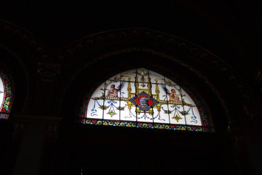 Budapeşte, Macaristan - 15 / 07 / 2020: Budapeşte, Macaristan 'daki Parlamento Binasının İçi