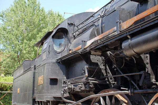 Budapest Hungary 2020 Old Trains Deposited Budapest Train Museum — Stock Photo, Image