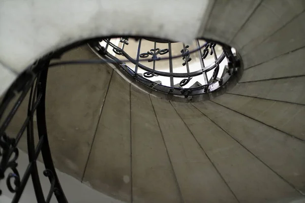 Специальный Вид Винтовую Лестницу — стоковое фото
