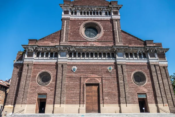 Facciata Del Duomo Pavia — Foto Stock