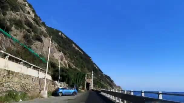 Timlapse Estrada Das Galerias Liguria — Vídeo de Stock