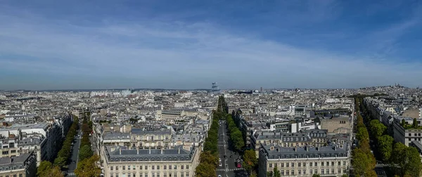 Gran Vista Aérea París Con Montmartre — Foto de Stock