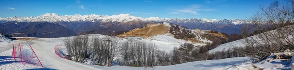 Wide Angle View Italian Swiss Alps Mottarone — Stock Photo, Image