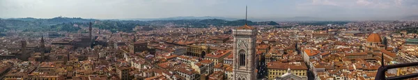 Ultra Amplia Vista Panorámica Florencia Con Muchos Monumentos Fondo —  Fotos de Stock