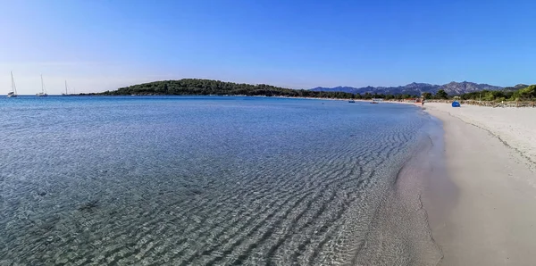Ultra Amplia Vista Playa Cala Brandinchi San Teodoro — Foto de Stock