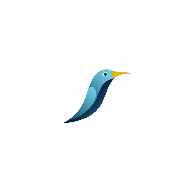 Bunte Vogel Abstraktes Logo Design Vektor Vorlage Fliegende Taube Logotyp — Stockvektor