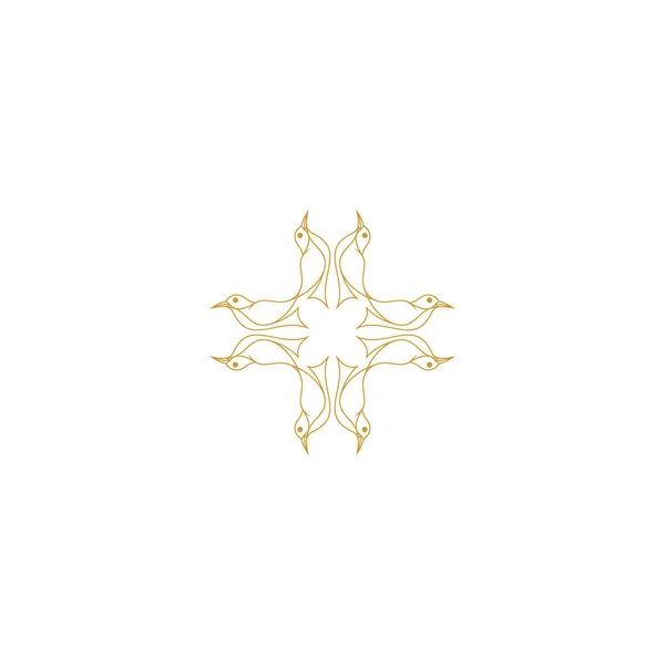 Set Vettoriale Modelli Logo Simboli Astratti Stile Arabico Ornamentale Emblemi — Foto Stock