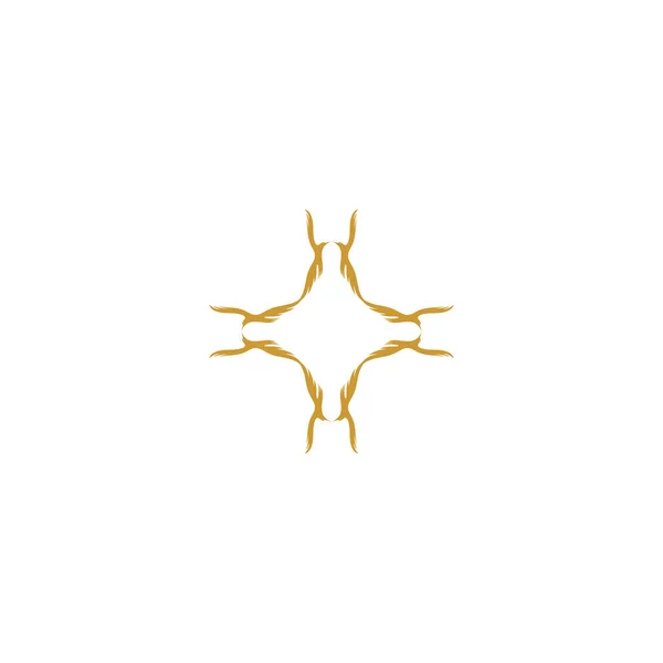 Ensemble Vectoriel Modèles Conception Logo Symboles Abstraits Dans Style Arabe — Image vectorielle