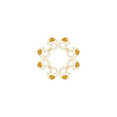 Logo dizayn şablonları - süs Arap tarzında soyut semboller - lüks ürünler, oteller, butikler, mücevherler, doğulu kozmetikler, restoranlar, dükkanlar ve mağazalar için amblemler