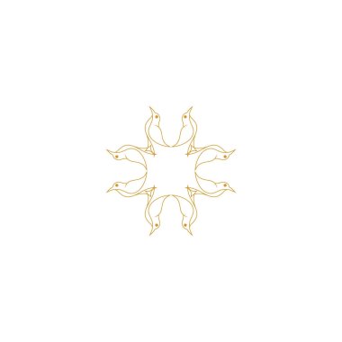 Logo dizayn şablonları - süs Arap tarzında soyut semboller - lüks ürünler, oteller, butikler, mücevherler, doğulu kozmetikler, restoranlar, dükkanlar ve mağazalar için amblemler