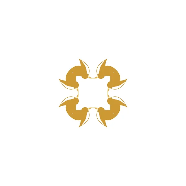 Vector Set Logo Design Templates Abstract Symbols Decorative Arabic Style — Διανυσματικό Αρχείο