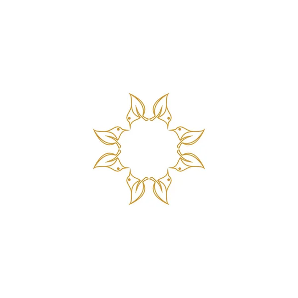 豪華な製品 ホテル ブティック ジュエリー 東洋の化粧品 レストラン ショップ 店舗のためのシンボル 装飾アラビアスタイルの抽象的なシンボル ロゴデザインテンプレートのベクトルセット — ストックベクタ