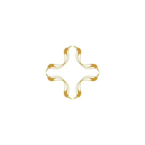 Conjunto Vectorial Plantillas Diseño Logotipos Símbolos Abstractos Estilo Árabe Ornamental — Vector de stock