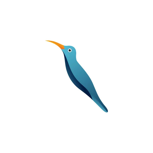 Bunte Vogel Abstraktes Logo Design Vektor Vorlage Fliegende Taube Logotyp — Stockvektor