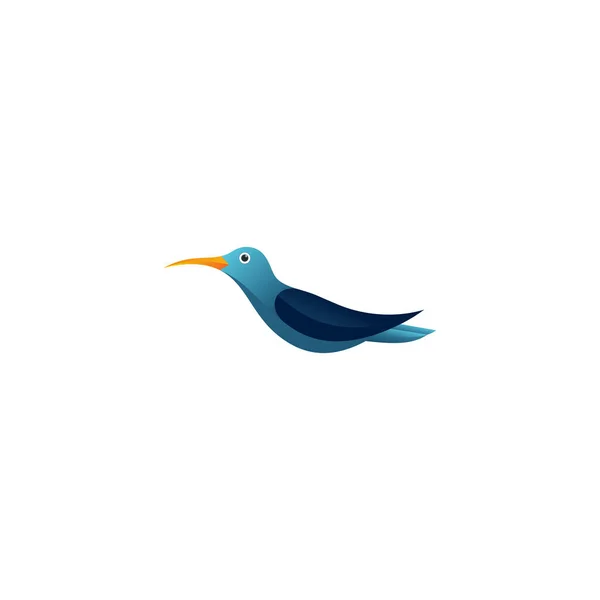 Colorido Pájaro Abstracto Logo Diseño Plantilla Vectorial Flying Dove Icono — Archivo Imágenes Vectoriales