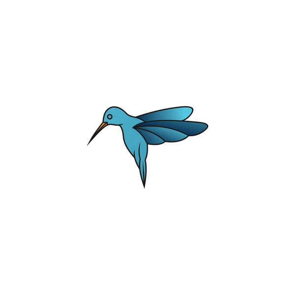 Colorido Pájaro Abstracto Logo Diseño Plantilla Vectorial Flying Dove Icono — Vector de stock