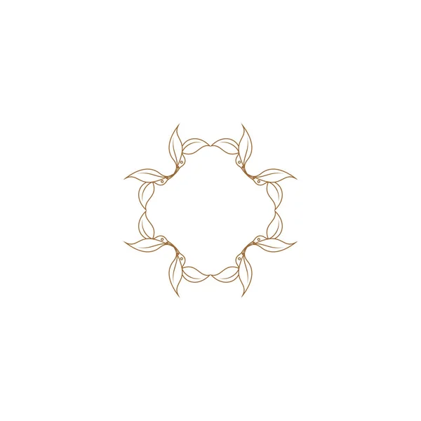 Vector Logo Design Template Abstract Symbol Ornamental Arabic Style Emblem — Stock Photo, Image
