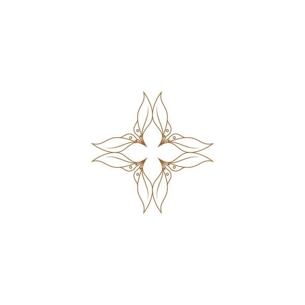 Vector Logo Design Template Αφηρημένο Σύμβολο Διακοσμητικό Αραβικό Στυλ Έμβλημα — Διανυσματικό Αρχείο