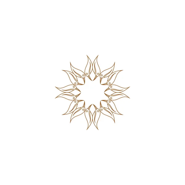 Шаблон Дизайну Векторного Логотипу Абстрактний Символ Арабському Стилі Емблема Розкішних — стоковий вектор