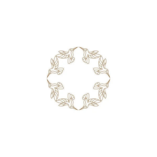 Vector Logo Design Template Αφηρημένο Σύμβολο Διακοσμητικό Αραβικό Στυλ Έμβλημα — Διανυσματικό Αρχείο