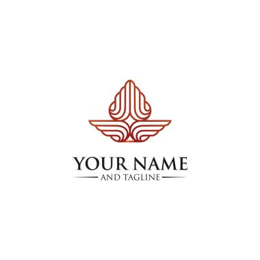 Kanatlı Kalp. Sevgililer Günün kutlu olsun. Vektör İllüstrasyon Aşk Sembolü. Dövme Şablonu