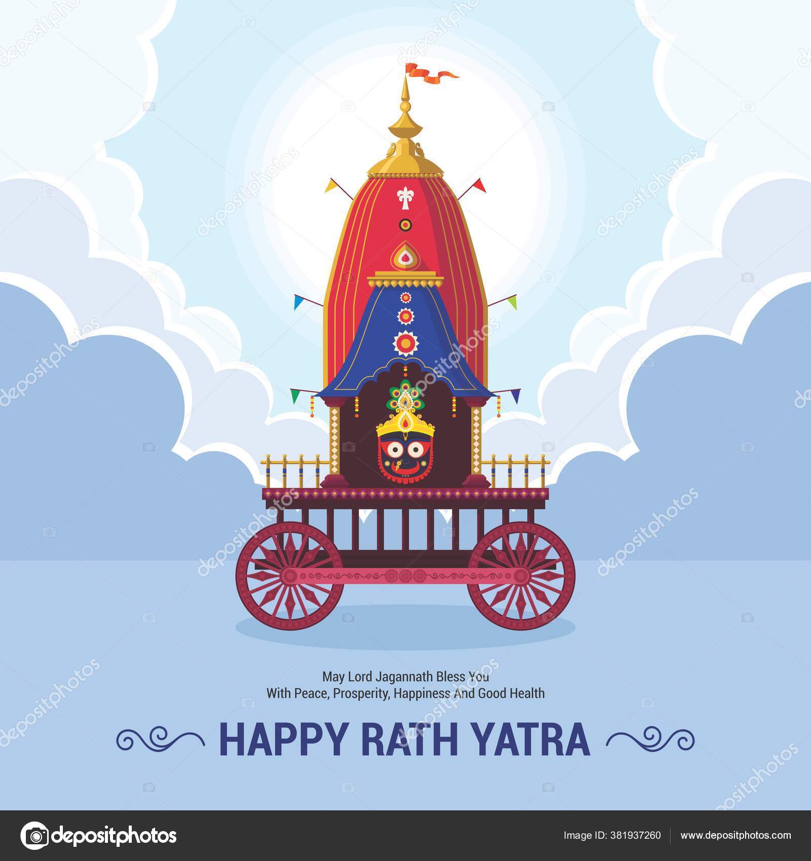 Ratha Yatra Festival Celebration Lord Jagannath Balabhadra Subhadra Lord Jagannath Stock Vector Image by ©Parashar #381937260 Ratha Yatra Festival Celebration Lord Jagannath Balabhadra Subhadra Lord Jagannath Stock Vector Image by ©Parashar #381937260