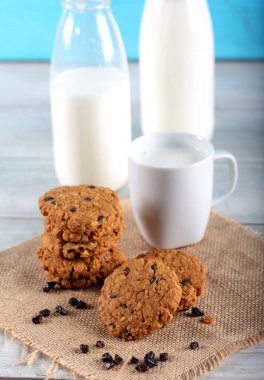 Çikolatalı çavdar kurabiyesi.