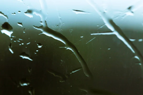 Regentropfen Fenster Abstrakter Hintergrund — Stockfoto