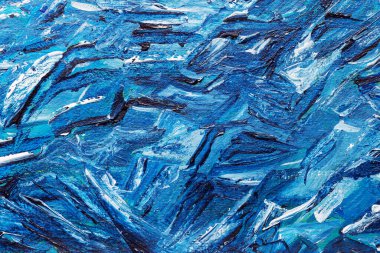 Soyut resim, arka plan. Mavi arkaplan.