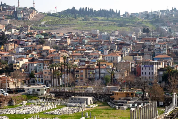 Basmane Izmir Turkiet 2019 Smyrna Agora Ancient City Izmir Turkiet — Stockfoto