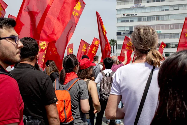 Izmir Turkiet Maj 2017 Internationella Arbetardagen Izmir Turkiet Bild Tagen — Stockfoto