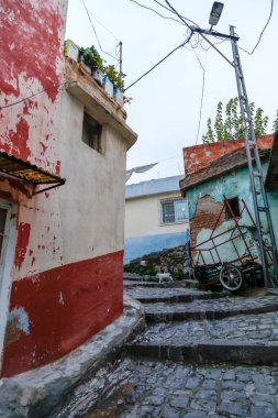 Basmane Mahallesi dar sokakları, İzmir / Türkiye