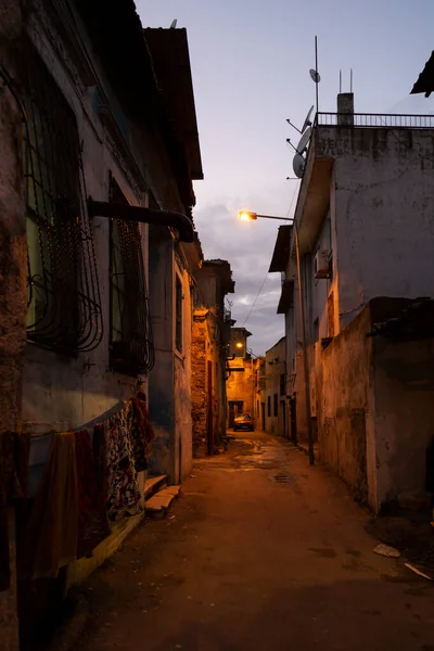 Vista Das Ruas Estreitas Basmane Neigbourhood Izmir Turquia — Fotografia de Stock