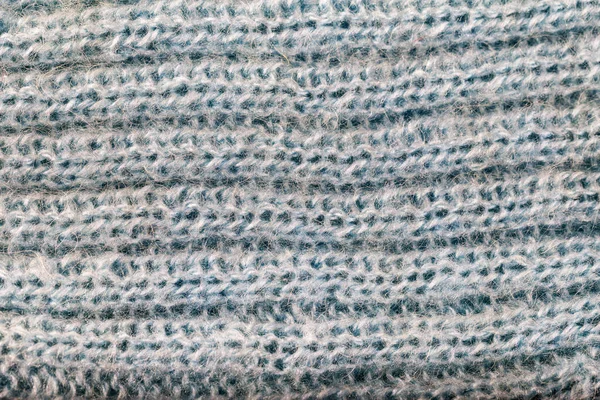 Blue Wool Knit Texture Background — Stock Photo, Image