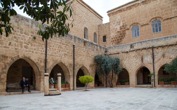 Mardin Turquía 2019 Monasterio Deyrulzafaran Mardin Turquía Vista Desde Patio — Foto de Stock