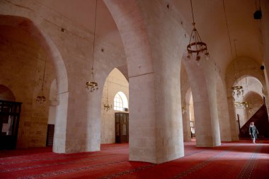 Mardin 'deki Ulu Camii (Ulu Camisi). Camiden iç görünüş.