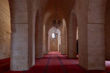 Mardin 'deki Ulu Camii (Ulu Camisi). Camiden iç görünüş.