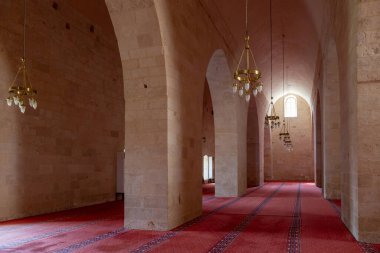 Mardin 'deki Ulu Camii (Ulu Camisi). Camiden iç görünüş.