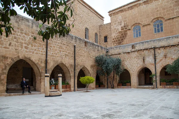 Mardin Turquía 2019 Monasterio Deyrulzafaran Mardin Turquía Vista Desde Patio — Foto de Stock