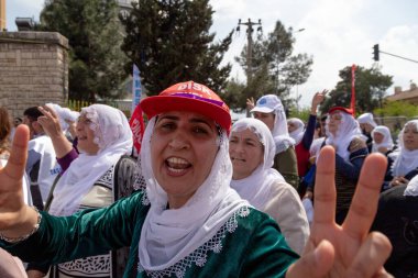 Diyarbakır / Türkiye - 05 / 01 / 2019: Diyarbakır, Türkiye 'den İşçi Bayramı Toplantısı.