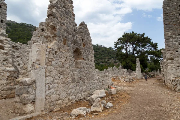 Antalya Turkey 2019 Ruins Ancient City Olympos Cirali Village Antalya — Stock Photo, Image