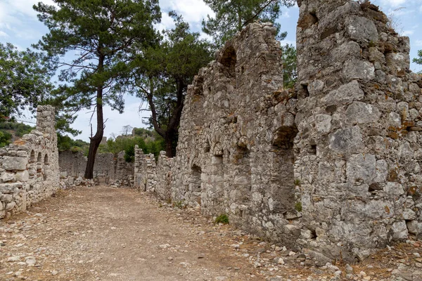 Ruins Ancient City Olympos Cirali Village Antalya Turkey — Stock Photo, Image