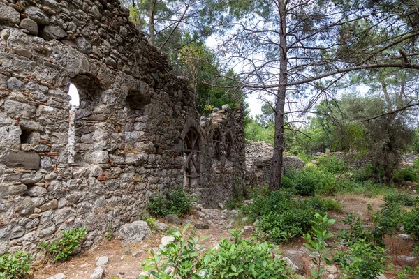 Ruinen Der Antiken Stadt Olympos Dorf Cirali Antalya Türkei — Stockfoto